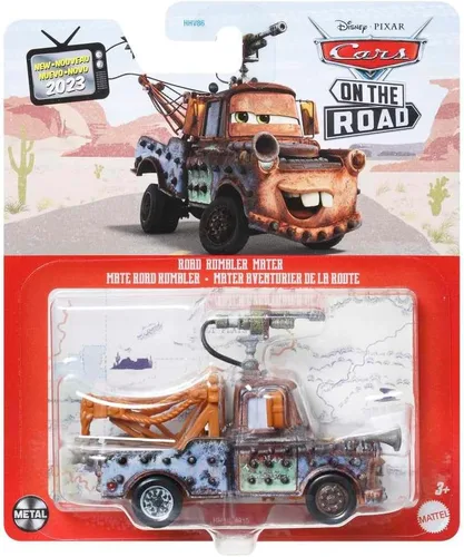 Miniatura 4 de Disney Cars Toys Mattel 1:55 Escala Diecast Cars On The Road Series Road Rumbler Mater