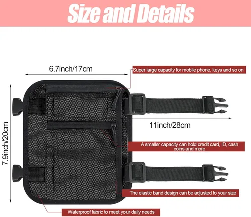 Miniatura 2 de Xuniea Paquete de 2 soportes para teléfono de pierna, funda para teléfono celular, soporte antideslizante para teléfono celular con correa ajustable