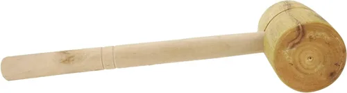 Miniatura 5 de Bitray Martillo de madera Molde de punto de cruz Mazo Barril en forma de mazo Herramienta de mano para carpintería