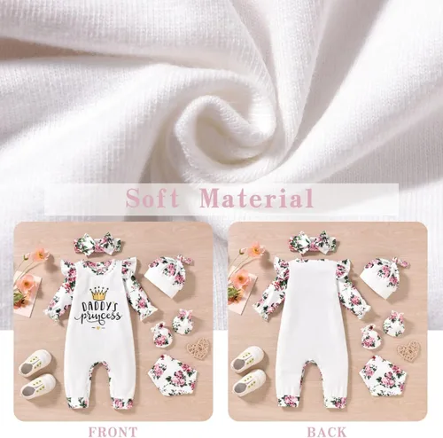 Miniatura 4 de Aalizzwell Ropa de verano con diadema para bebé niña