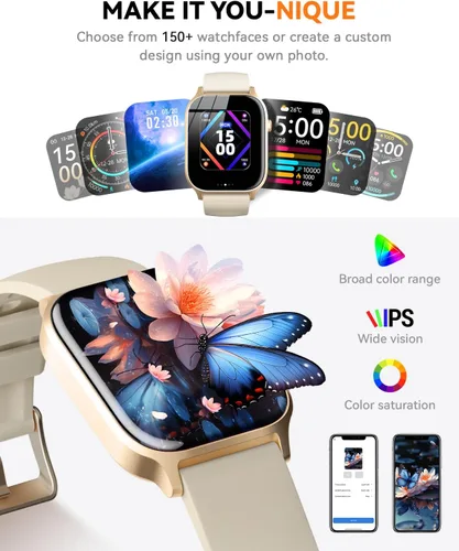 Miniatura 5 de Relojes inteligentes para mujeres y hombres, reloj de seguimiento de actividad física con 110 modos deportivos, contador de pasos/monitor
