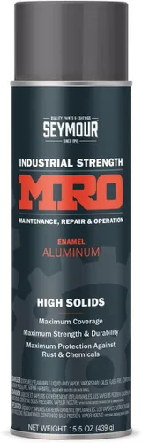 SEYMOUR 620-1411 Pintura en Aerosol Industrial MRO de Alto Contenido de Sólidos, Aluminio, 15.5 Onzas (Paquete de 1)