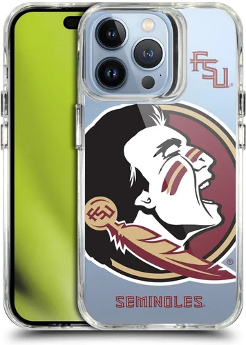 Miniatura 286 de Head Case Designs Funda de gel suave FSU Seminoles de la Universidad Estatal de Florida con licencia oficial compatible con Apple iPhone 13 Pro Max