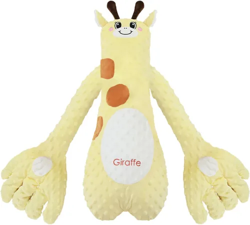 Miniatura 9 de Juguetes Suavidores para Bebés, Lindo Peluche de Animal Suave para Niñas y Niños, Figura Portátil de Dinosaurio y Unicornio para Muñecas Tranquilas