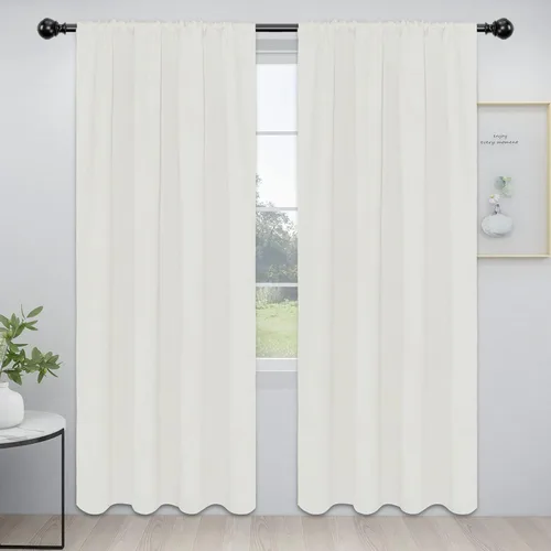 Miniatura 132 de Easy-Going - Cortinas opacas con bolsillo para varilla para el dormitorio, cortinas para ventanas que oscurecen la habitación o la sala de estar