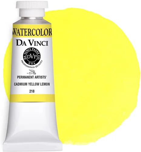 Miniatura 111 de DA VINCI PAINTS Pintura de acuarela para artista profesional, Gamboge (tono), 0.5 fl oz