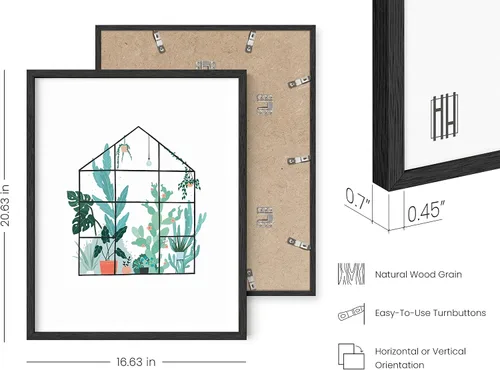 Miniatura 3 de HAUS AND HUES Arte botánico para pared, impresiones suculentas, póster moderno de plantas con diseño de invernadero para decoración del hogar