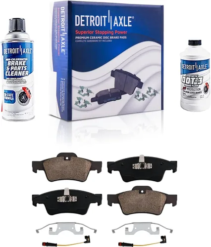 Miniatura 117 de Detroit Axle - Pastillas de Freno para Nissan Altima Sentra 350Z Juke INFINITI G35, Pastillas de Freno Cerámica Delanteras y Traseras Reemplazo