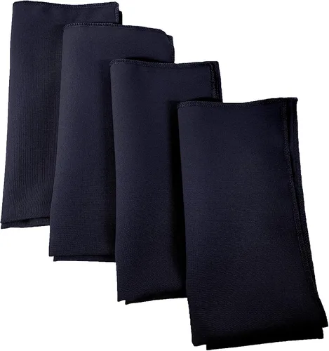Miniatura 64 de LA Linen Paquete de 10 servilletas de popelina de poli, servilletas de tela suave, servilletas lavables y reutilizables, servilletas de mesa