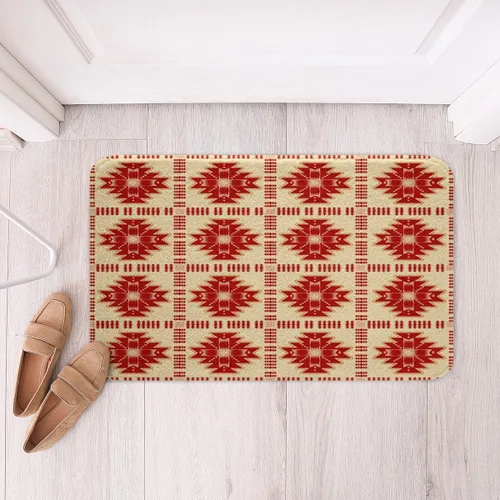 Miniatura 24 de Feelyou Aztec Bathroom Rugs Aztec Southwestern Printed Bath Mats for Bathroom Bohemian Bath Rugs for Shower Tub Cowboy Cowgirl Bathroom Accossories
