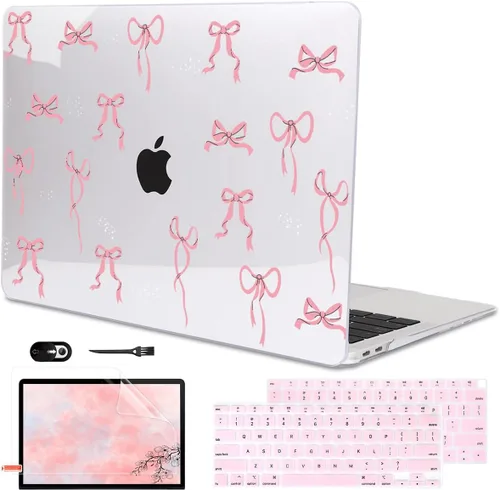 Miniatura 12 de Funda para MacBook Air de 13 pulgadas 2021 2020 2019 2018 para Mac A2337 M1 A2179 A1932 Funda con Touch ID, funda rígida de plástico