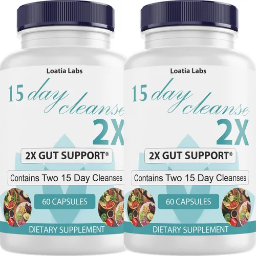 Miniatura 7 de 15 Day Cleanse 2X - Soporte doble intestinal y de colon - Desintoxicación avanzada de limpieza intestinal para mujeres y hombres con alfalfa