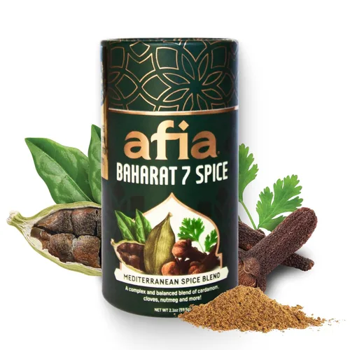 Miniatura 19 de Afia Baharat 7 Spice Blend – Condimento levantino premium con cilantro, canela, clavo, pimienta negra, comino y cardamomo – Sabor audaz de Oriente