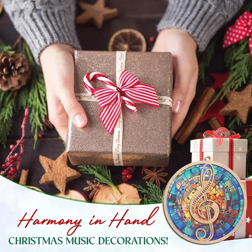Miniatura 6 de GEEMBI Regalos de Navidad para profesores de música para hombres y mujeres, adornos de Navidad para atrapasoles 2025, regalos de cumpleaños