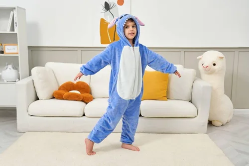 Miniatura 4 de JVJQ Pijama unisex para niños, disfraz de animal para Halloween, Navidad, cosplay