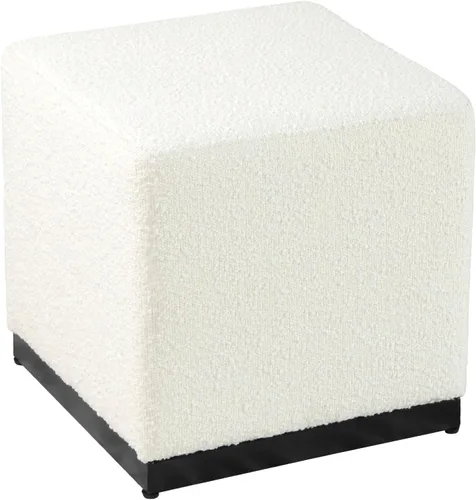 Miniatura 37 de Homepop Decoración del hogar K7342-F2067 Otomana clásica cuadrada de almacenamiento con tapa desmontable Otomana con almacenamiento para sala