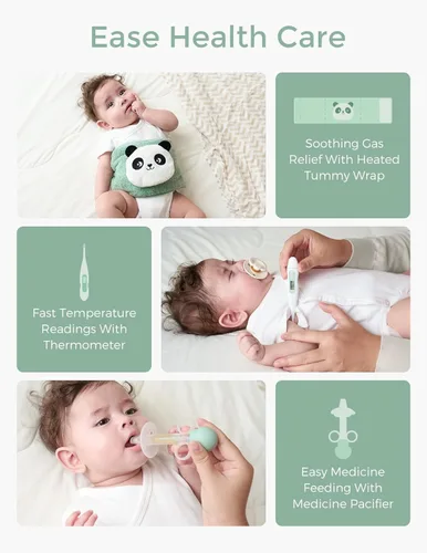 Miniatura 4 de Momcozy Elite - Kit esencial para baby shower y registro para el cuidado de la salud y la limpieza, lima eléctrica de uñas y aspirador nasal