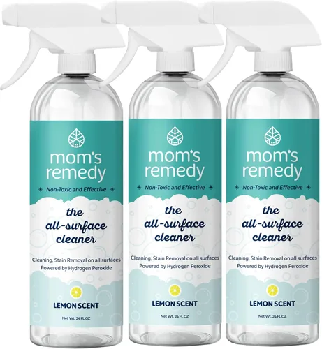 MOMREMEDY Spray de limpieza multiusos de peróxido de hidrógeno | Limpiador multiusos para el hogar | Quitamanchas de tela y lavandería | Para todas