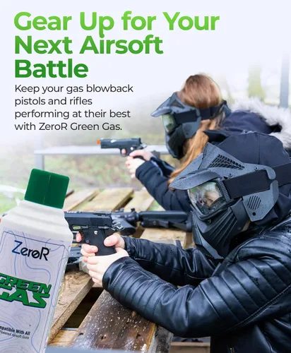 Miniatura 8 de ZeroR® Green Gas Fuel for Airsoft Pistols 13.5 fl oz Each (11.8 oz by Total Weight)
