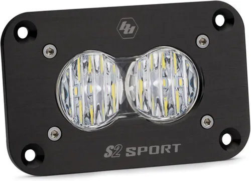Miniatura 7 de S2 Sport Led para Conducción/Combo Montaje Empotrado en Ámbar Baja Designs Luz todoterreno universal, haz de conducción/combo, lente ámbar baja