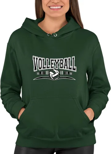 Miniatura 39 de Go All Out Sudadera con capucha para hombre y mujer con diseño fresco de voleibol