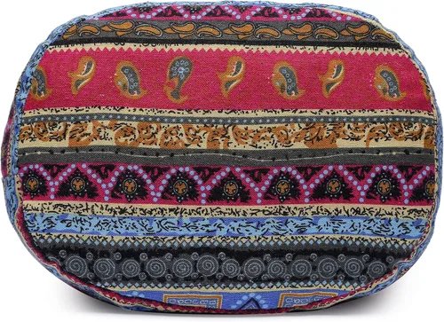 Miniatura 155 de Bolsa de hombro para mujer, de lona en estilo hippie/bohemio para llevar cruzada al hombro, disponible en diferentes colores y estampados