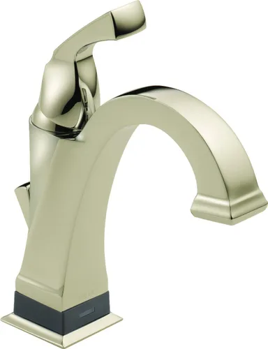 Miniatura 4 de Delta Faucet Dryden Grifo de baño de un solo agujero, grifo de baño de una sola manija, tecnología de sello de diamante, ensamblaje de drenaje