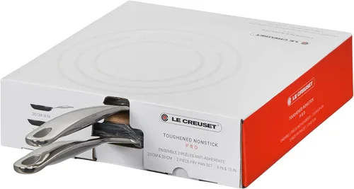 Miniatura 3 de Le Creuset Juego de utensilios de cocina antiadherentes endurecidos, 2 piezas (sartén de 8 y 10 pulgadas)