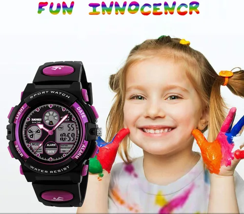 Miniatura 2 de Kids Digital Sport Watch, Boys Girls Waterproof Sports Outdoor Watches Children Casual Electronic Analog Quartz Wrist Watches with Alarm Stopwatch