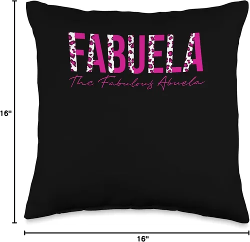 Miniatura 4 de Spanish Grandmother Gifts Latinas Fabuela The Fabulous Abuelita Abuelita - Almohada para la abuela española, 16 x 16 pulgadas, multicolor