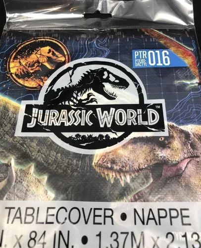 Miniatura 3 de Jurassic World Fallen Kingdom - Mantel de plástico para fiestas, paquete de 2