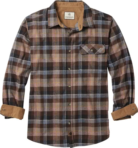 Miniatura 43 de Legendary Whitetails Camisa de franela de manga larga con botones para hombre, 100% algodón