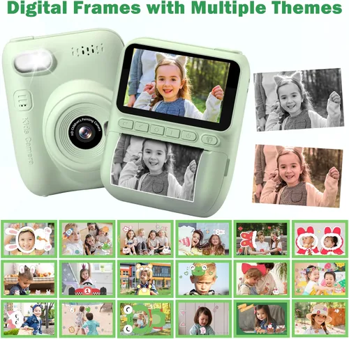 Miniatura 5 de Cámara para Niños Impresión Instantánea Regalos de Cumpleaños y Graduación para Niños de 3, 4, 5, 6, 7, 8, 9 años Cámara Digital Portátil