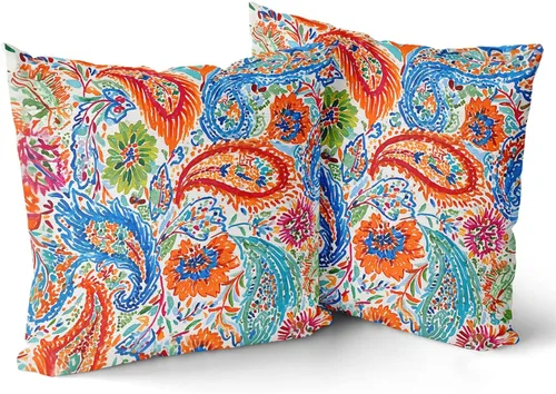 Miniatura 20 de Giwawa Little Adventure - Funda de almohada decorativa cuadrada de 16 x 16 pulgadas, color azul marino, diseño de flecha, fogata, oso, bosque