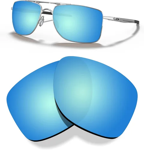 Miniatura 3 de Lentes de repuesto polarizadas prémium de 0.059 in para gafas de sol Oakley Gauge 8 L OO4124-xx (2.441 in) - Multiopciones