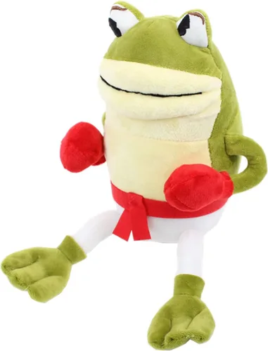 Miniatura 4 de Figura de muñeca de peluche de la rana 2 piezas