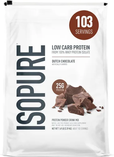 Miniatura 28 de Isopure bajo en carbohidratos, proteínas en polvo para diestas Keto, 1062116, 1