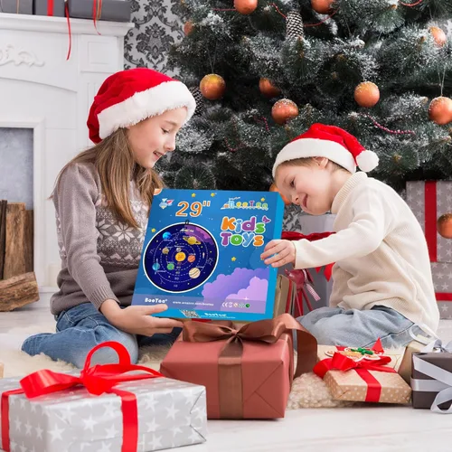 Miniatura 6 de BooTaa Tablero de dardos grande de 29 pulgadas para niños, tablero de dardos para niños con bolas adhesivas, juguetes para niños y niñas