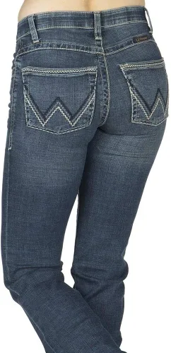 Miniatura 5 de Wrangler - Jeans Premium Patch Mae para mujer, ajuste por encima de la cadera