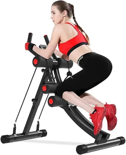 Fitlaya Fitness Entrenadores de núcleo y abdominales Máquina de entrenamiento AB Gimnasio en casa Entrenamiento de fuerza Ab Cruncher Equipo de
