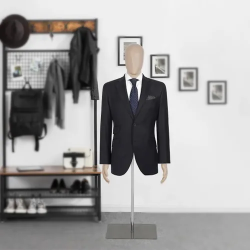 Miniatura 10 de Maniquí femenino, torso de maniquí, medio cuerpo, 49.6-63.4 pulgadas, modelo de vestido de costura, soporte de maniquí de exhibición