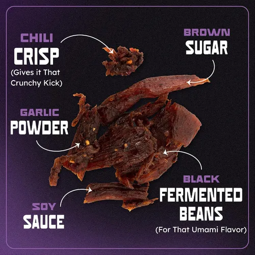 Miniatura 5 de MaxJerky Sichuan Chili Crisp Chicken Jerky, 0.97 oz de proteína, 2.5 onzas (paquete de 4)