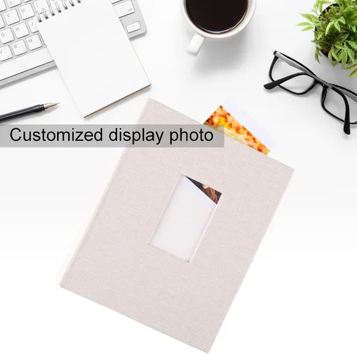 Miniatura 3 de Polaroid - Álbum de fotos, pequeño libro de imágenes con capacidad para 280 fotos, libro de recuerdos beige para imágenes de 2 x 3 pulgadas, álbum