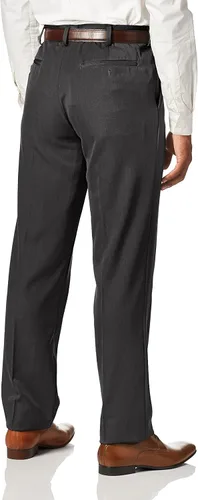 Miniatura 2 de Van Heusen Mens Straight Fit Flat Front Traveler Ultimate Dress Pant