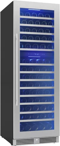 Miniatura 9 de Zephyr Refrigerador de vino y bebidas de 24 pulgadas, zona única, tamaño completo, bodegas de vino altas, gabinete de bebidas de bar grande