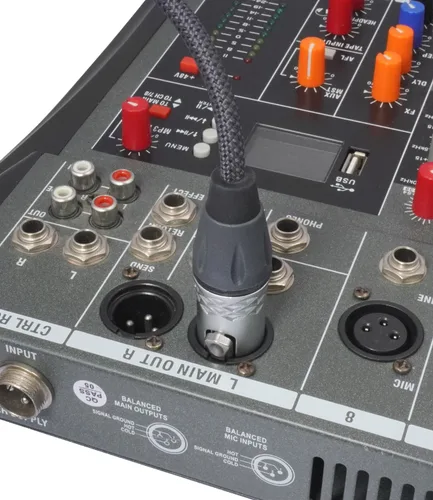 Miniatura 6 de Cable de audio divisor en Y de 3 pines, 3 pines, 1 hembra a 4 machos, cable de conexión paralela XLR de 4 vías, entrada única a cuatro salidas
