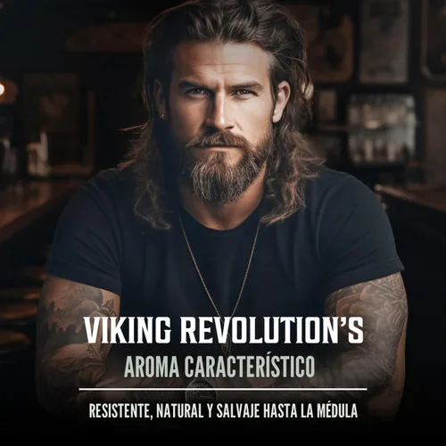 Miniatura 6 de Viking Revolution Colonia de café y whisky para hombre, Eau de Parfum, perfume terroso con notas de café tostado, whisky envejecido, sándalo, cedro