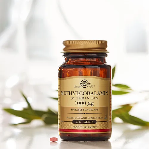 Miniatura 3 de Metilcobalamina (vitamina B12) 1000 mcg Solgar 30 pepita