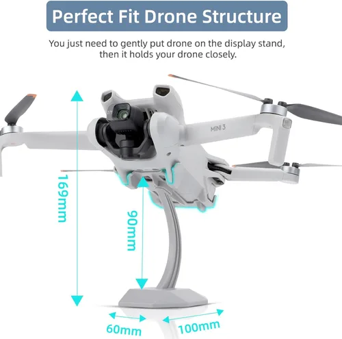 Miniatura 5 de CAPART Soporte de exhibición estable para drones DJI Mini Series, base de pantalla de escritorio para DJI Mini 3/3 Pro / 2/2 SE/Mavic Mini