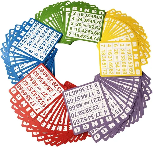 Yuanhe 100 tarjetas de juego de bingo, hojas de papel desechables reutilizables para niños, fiestas, escuela, aula, reuniones familiares,